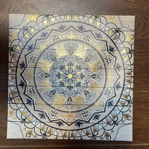 Wall decor illusion frame painting